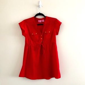 Red Maternity Top